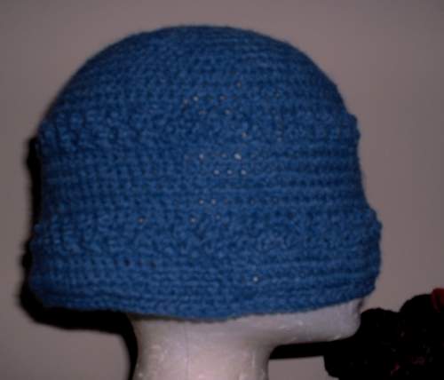 blue hat